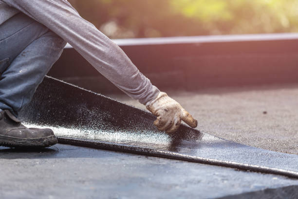 Professional Crawl Space Encapsulation technician working in Hector, NY